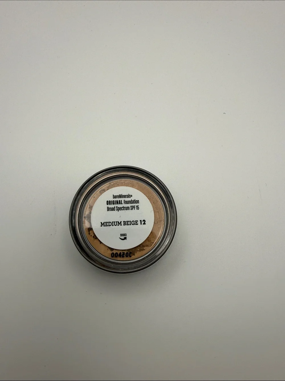 NWT bareMinerals original powder foundation medium beige 12